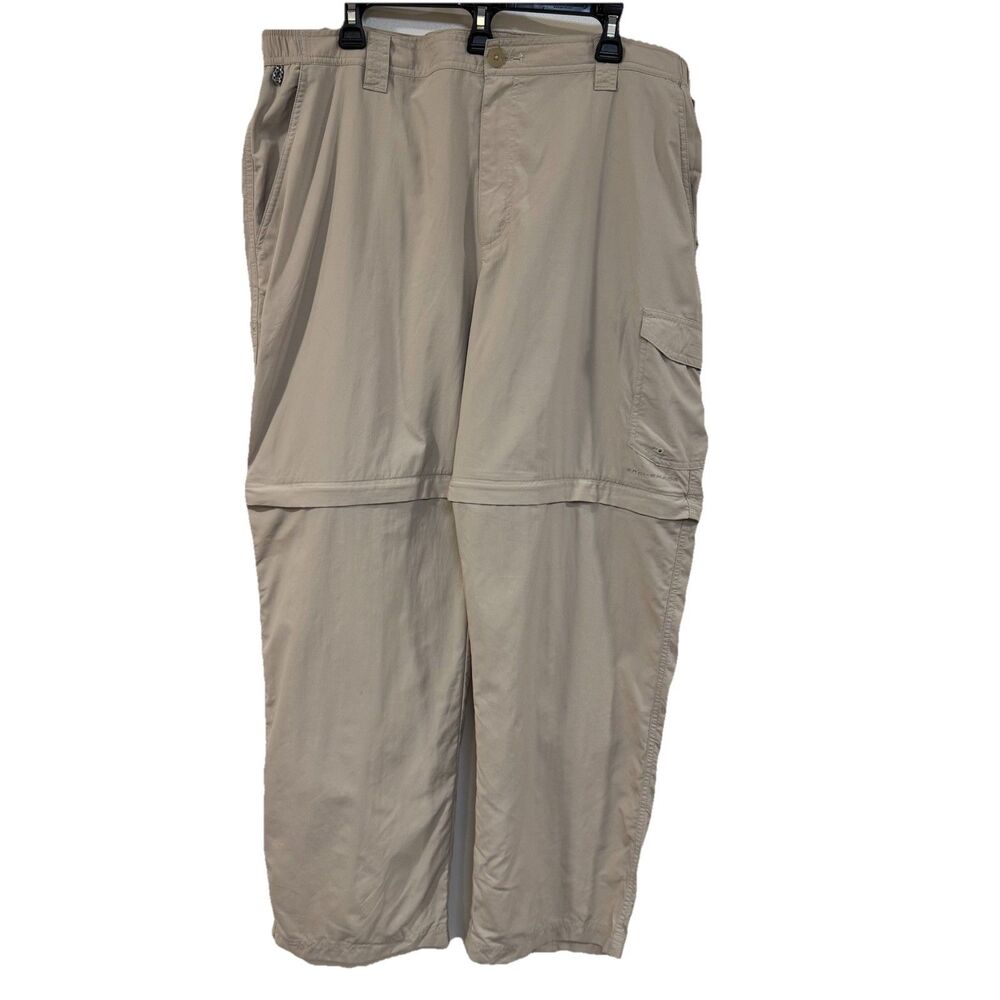 Columbia Omni-Shade Pants 40x30 Convertible Zip Off Hiking Nylon Outdoor New